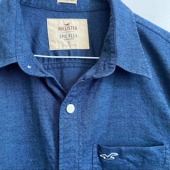 Hollister Blue Small Shirt - Picture 2 of 3